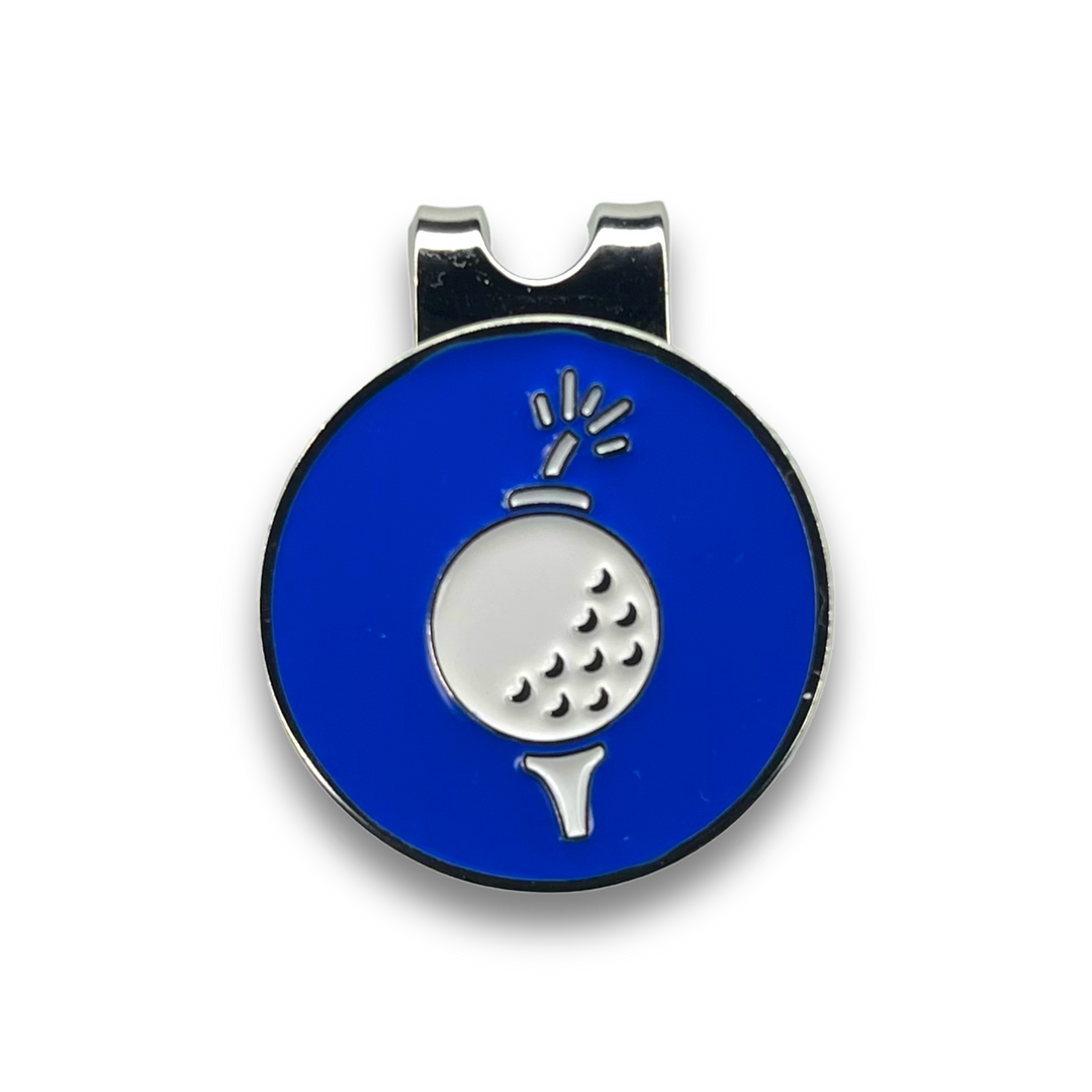 Magnetic Ball Marker with Hat Clip - Blue